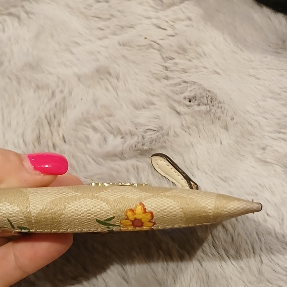 Coach floral print card holder - Picture 8 of 9